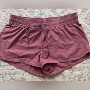 Patagonia Women’s Dusty Rose Athletic Shorts with Drawstring Waist